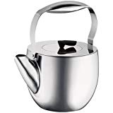 Bodum Columbia 1.5 L Tetera de émbolo, Acero Inoxidable, Brillante, 1,5 litros