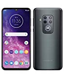 Motorola One Zoom - Smartphone con Alexa Hands-Free, Pantalla 6,4” FHD+, Sistema de 4 cámaras, 128 GB/4 GB, Android 9.0, Dual SIM, Auriculares + Funda incluidos, Color Gris Eléctrico