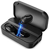 HolyHigh Auriculares Bluetooth 5.0 Auriculares Inalámbricos Deportivos IPX7 Impermeable 120 Horas Autonomía con 3000mAh Caja de Carga Mic Cascos Bluetooth Running Deporte para iOS Android