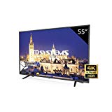 TD Systems K55DLY8US - Televisor Led 55 Pulgadas Ultra HD 4K Smart, resolución 3840 x 2160, HDR10, 3X HDMI, VGA, 2X USB, Smart TV.