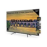 Televisor Led 58 Pulgadas Ultra HD 4K Smart, TD Systems K58DLX9US, resolución 3840 x 2160, HDR10, 3X HDMI, VGA, 2X USB, Smart TV.