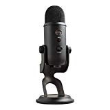 Logitech for Creators, Blue Yeti Micrófono USB para Grabación, Streaming, Gaming, Podcasting en PC y Mac, Micro de Condensador para Ordenador, Soporte Ajustable, Plug&Play - Negro