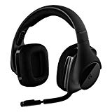 Logitech G533 Auriculares Inalámbricos para Gaming, 7.1 Surround DTS Headphone:X, Transductores 40mm Pro-G, Micrófono, 2,4 GHz Inalámbrico, Batería de 15 Horas, PC/Mac - Negro