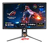 ASUS ROG Swift PG27UQ, Monitor de Gaming, 4K UHD (3840 X 2160), 144 Hz (OC.), G-Sync HDR, Punto Cuántico, IPS, Aura Sync, HDMI/USB, 27” (68.6cm)