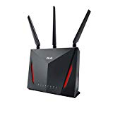 ASUS RT-AC86U- Router Gaming AC2900 Doble Banda Gigabit (Adaptive QoS, USB 2.0 & 3.0, MU-MIMO, soporta Ai-Mesh Wifi)