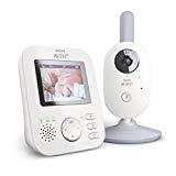 Philips Avent Vigilabebés Con Cámara Scd833/01 - Vigilabebés Con Vídeo Digital Con Privacidad Y Seguridad (a-fhss), Pantalla A Color De 2,7