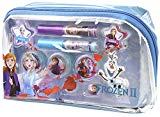 Frozen Essential Makeup Bag - Neceser Frozen II, Set de Maquillaje para Niñas - Maquillaje Frozen - Selección de Productos Seguros en un Estuche Muy Moderno