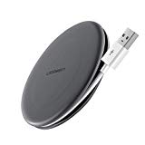 UGREEN Cargador Inalámbrico Rápido,10W Cargador Wireless Charger para Samsung S20,S10,S9,S8,Note 10, Note 9, 7.5W para iPhone SE 2020, iPhone 9, 11Pro,XS MAX,XR, 5W para AirPods Pro, Huawei P30 Pro