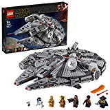 LEGO 75257 Star Wars Halcón Milenario, Jueguete de Construcción, Nave Estelar con Mini Figuras R2-D2, Chewbacca y Lando, Película Ascenso de Skywalker
