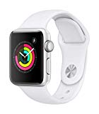 Apple Watch Series 3 (GPS, 38mm) Aluminio en Plata - Correa Deportiva Blanco