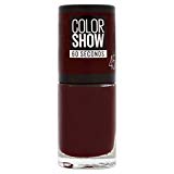 Maybelline New York Colorshow - Vernis a ongles -45 CHERRY ON THE CAKE - Rouge Foncé - 7 ml