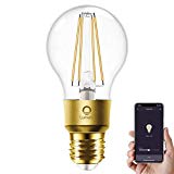 Edison LED Bombilla Alexa-Lumary WiFi Bombilla E27 Edison Vintage,Luces Edison Regulables (equivalente a 60 W),Blanco Cálido 2700K, 700lm,Compatible con Alexa & Google Assistant (No se requiere hub)