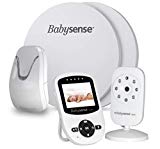 BabySense Monitor de movimiento y video para la respiración del bebé - Modelos: 7 + V24UK - Paquete de paquete - 2 en 1