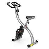 ATIVAFIT Bicicleta de Ciclismo Interior Plegable magnética Vertical Bicicleta estática giratoria reclinable Bicicleta de Ejercicio