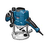 Bosch Professional GOF 1250 CE - Fresadora de superficie (1250 W, 10000 – 24000 rpm , 6/8 mm, vel. constante, ajuste preciso 0,1 mm, en caja)