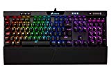 Corsair K70 MK.2 RGB Teclado Mecánico para Juegos (Cherry MX Brown: Táctil y silencioso, Retroiluminación RGB multicolor dinámica, Estructura de aluminio cepillado anodizado) Español QWERTY, Negro