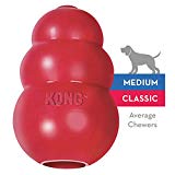 KONG - Classic - Juguete de resistente caucho natural - Para morder, perseguir o buscar - Para Perros Medianos