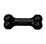 KONG - Extreme Goodie Bone - Hueso para Perro de Caucho, mandíbulas potentes, Negro - para Perros Medianos