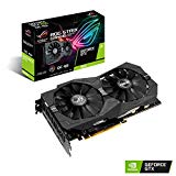 ASUS ROG-STRIX-GTX1650-O4G-GAMING - Tarjeta gráfica (4 GB GDDR5, OC 1860 MHz, 128 bit, PCIE 3.0, 896 núcleos CUDA) Negro