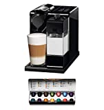 Nespresso De'Longhi Lattisima Touch Animation EN560.B - Cafetera monodosis de cápsulas Nespresso con depósito de leche, 6 recetas seleccionables,color negro, Incluye pack de bienvenida con 14 cápsulas