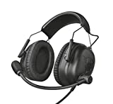 Trust GXT 444 Wayman - Auriculares Pro para PC, Laptop, Playstation 4, Xbox One, Nintendo Switch y e-Sports, Negro