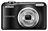 Nikon COOLPIX A10 Cámara compacta de 16.1MP con estuche de regalo + extras (objetivo Nikkor con zoom óptico 5x, grabación de vídeo HD, alimentada con pilas AA), Negro