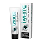 iWhite Pasta de Dientes Blanqueadora de Manchas Oscuras 75 ml - Eliminar Manchas Oscuras y Blanquear los Dientes - Carbón Activado para Eliminar Manchas - Elimina el mal Aliento y Restaura el Esmalte