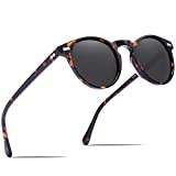 Carfia Vintage Polarizadas Gafas de Sol Mujer Hombre UV400 Protección para Viajes Conducir