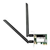 D-Link DWA-582 – Tarjeta de Red Interna (WiFi AC1200 PCI-Express, Antenas externas de Alta Ganancia, Compatible Windows, Linux, WPS, encriptación WPA2)