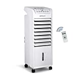 Orbegozo Air 46 Climatizador Evaporativo 3 En 1, 3 Velocidades, Temporizador, Acumuladores De Frío, Depósito De 6 L, Mando A Distancia, Silencioso, 55 W, Plastico/Metal