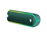 Sony SRS-XB32G - Altavoz inalámbrico portátil (Bluetooth, Extra Bass, diseño portátil, batería hasta 12h, Sonido Live Sound, Party Booster, Luces, Resistente al Agua y Polvo IP67) Verde