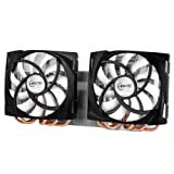 ARCTIC Accelero Twin Turbo 6990 - Ventilador de tarjetas gráficas (1500 RPM, 12 cm), negro y blanco