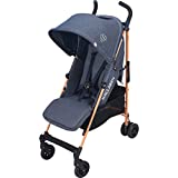 Maclaren Quest - Silla de paseo para bebé, asiento multiposición, capota extensible con UPF 50+, suspensión en las 4 ruedas, hasta los 25kg, color denim indigo