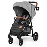 Kinderkraft Silla de Paseo GRANDE 2020, Carrito, Amortiguación, Hasta 3 Años, Gris