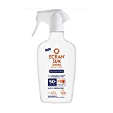 Ecran Sunnique - Sensitive Antialergias Solares, Protector Solar para Pieles muy Claras Sensibles e Intolerantes al Sol, con SPF50+ - Formato Familiar 300 ml