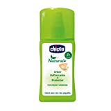 Chicco Protección Natural - Loción en Spray Bebés de ingredientes naturales que refresca y protege también frente a mosquitos - 100 ml (Paquete de 1)
