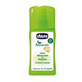 Chicco Protección Natural - Loción en Spray Bebés de ingredientes naturales que refresca y protege también frente a mosquitos - 100 ml (Paquete de 1)