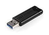 Verbatim PinStripe 128GB USB 3.0 (3.1 Gen 1) Conector USB Tipo A Negro unidad flash USB - Memoria USB (128 GB, 3.0 (3.1 Gen 1), Conector USB Tipo A, Deslizar, 3,6 g, Negro)