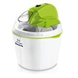 Taurus Tasty Ncream Heladera, 12 W, 1.5 litros, Plástico, Verde, Blanco