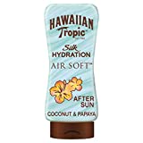 Hawaiian Tropic - AfterSun Air Soft - Loción Hidratante Ultra Ligera para Después de la Exposición al Sol - Sabor con Fragancia a Coco y Papaya - After Sun Formato: 180 ml