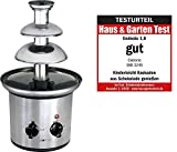 Fuente de Chocolate Clatronic® | para frutas y pasteles | chocolate caliente y líquido para brunch, fiesta, Navidad, Nochevieja | cuencos profundos + fuentes de acero inoxidable | SKB 3248