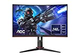 AOC C27G2ZU/BK - Monitor curvo gaming de 27