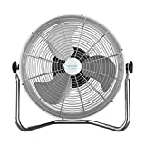 Cecotec EnergySilence 4500 GyroPro. Ventilador Industrial con oscilaci—n autom‡tica de m‡xima Potencia. 110 W. 3 velocidades. Motor de Cobre. Ajustable. Plata