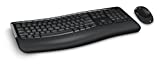 Microsoft – Wireless Comfort Desktop 5050, Ratón y teclado QWERTY español, Negro