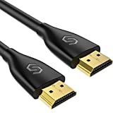 Syncwire Cable HDMI 2M HDMI 2.0-4K Ultra HD Cable Alta Velocidad 18Gbps Soporta Video 4K UHD 2160p, HD 1080p, 3D, Fire TV, Apple TV, Ethernet, Audio Return, Xbox Playstation PS3 PS4 PC - 2M Negro