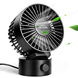 SIMBR Ventilador USB Mini con 2 Velocidades Ventilador Portátil y Silencioso de Mesa con Cable USB 1.8m Certificado por CE, ROHS y PCC