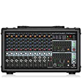 Behringer PMP2000D Mezclador autoamplificado de 14 canales y 2000 vatios con procesador Klark Teknik Multi-FX y opción inalámbrica