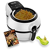 Tefal Actifry Genius Snaking FZ761015 - Freidora sin aceite, de aire 1.2 kg, con 9 programas automáticos y accesorio para snacks, panel táctil intuitivo e incluye recetario, apto lavavajillas, Negro