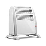 TROTEC Calefactor eléctrico TCH 1 E, 450 W, Termostato, Anti Sobrecalentamiento, Control Antihielo, Silencioso, Portátil, Compacto, para Habitaciones de hasta 10 m²/25 m³, Blanco, Oficina, Hogar