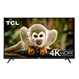 TCL 55DP602, Televisor de 55 pulgadas, Smart TV con UHD 4K, HDR, Dolby Digital Plus, T-Cast y sintonizador Triple, Color Negro